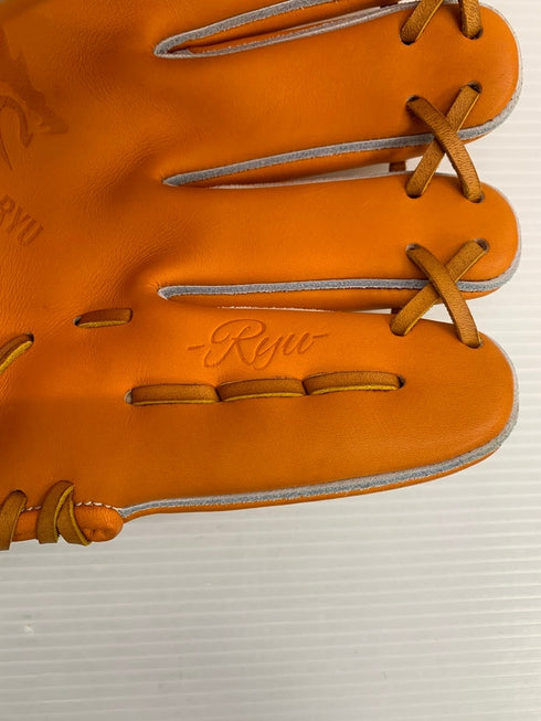 中古品 リュウ GLOVE STUDIO RYU 硬式 内野手用グローブ 402型 3559