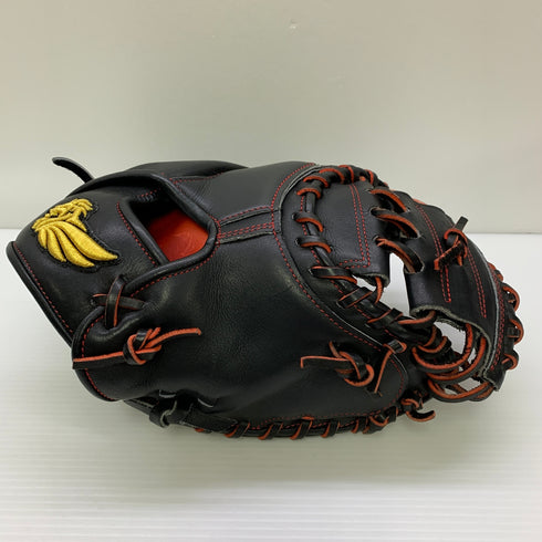 ジェニュイン Genuine 硬式 大人 一般 キャッチャーミット 捕手 グローブ グラブ 右投げ 中古品 グローブ袋付き 野球 9480