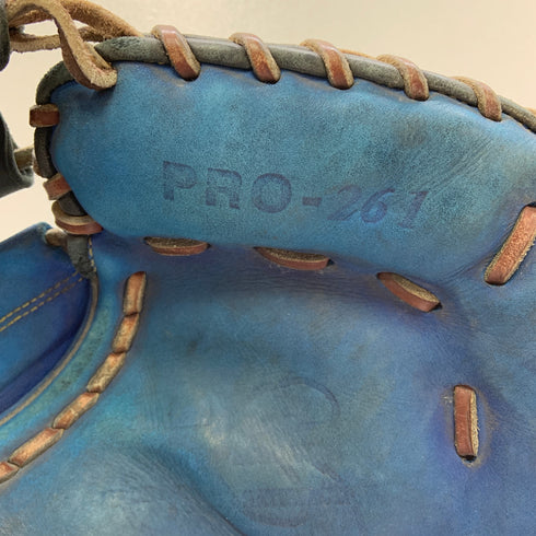 ハタケヤマ HATAKEYAMA PRO-261 軟式 大人 一般 キャッチャーミット 捕手 グローブ グラブ 右投げ 中古品 野球 8658