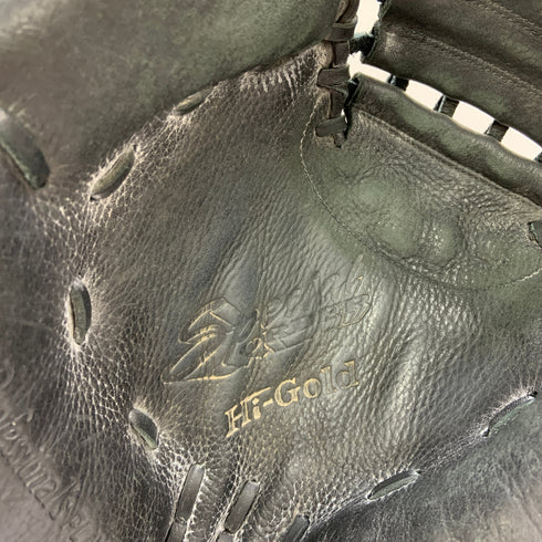 ハイゴールド HI-GOLD 軟式 大人 一般 キャッチャーミット 捕手 グローブ グラブ 左投げ オーダー 中古品 野球 9055