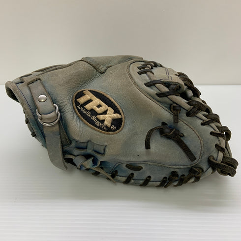 ルイスビルスラッガー Louisville Slugger 軟式 大人 一般 キャッチャーミット 捕手 グローブ グラブ 右投げ 中古品 野球 8923