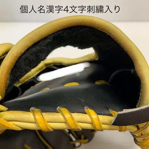 ゼット ZETT プロステイタス PROSTATUS BRGPRO 軟式 大人 一般 内野手用 グローブ グラブ 右投げ オーダー 中古品 野球 8619