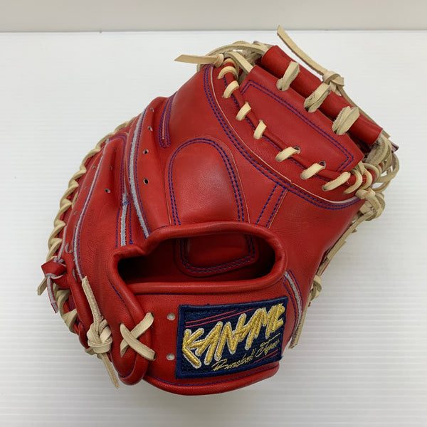 要 KANAME 軟式 大人 一般 キャッチャーミット 捕手 グローブ グラブ 右投げ TYPE-C200R 中古品 野球 6217
