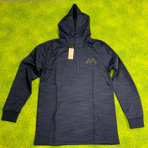 マジェスティック パーカー 長袖 プロモデル フーディ バックプリント ウェア 野球 ネイビー Mサイズ XM06-MJ-9F06 H-4391