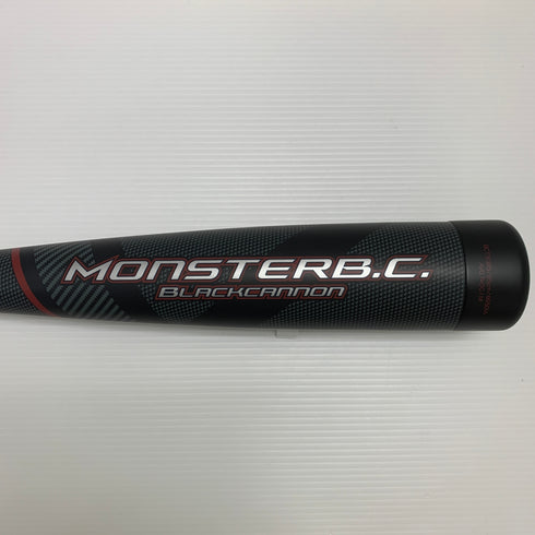 ゼット ZETT ブラックキャノン 軟式 大人 一般 FRP製バット BCT31385 ミドルバランス 中古 ケース付き 野球 7865