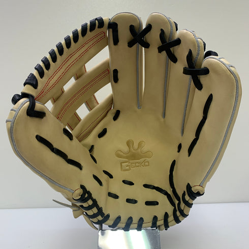 ゲッコウ GECKO ゲッコー 硬式 大人 一般 外野手用 グローブ グラブ 右投げ オーダー 中古品 野球 9157