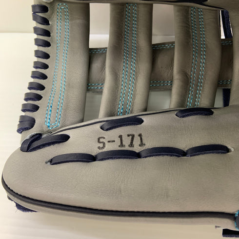 サエキ S-171 硬式 大人 一般 外野手用 グローブ グラブ 右投げ 中古品 グローブ袋付き 野球 9021