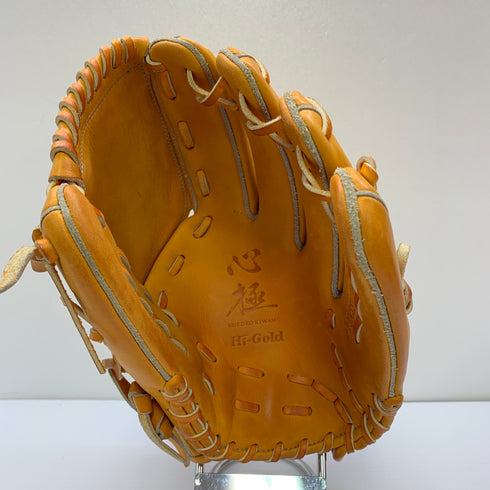 ハイゴールド HI-GOLD KKG-5001 軟式 大人 一般 投手用 グローブ ピッチャー グラブ 右投げ 中古品 野球 9858