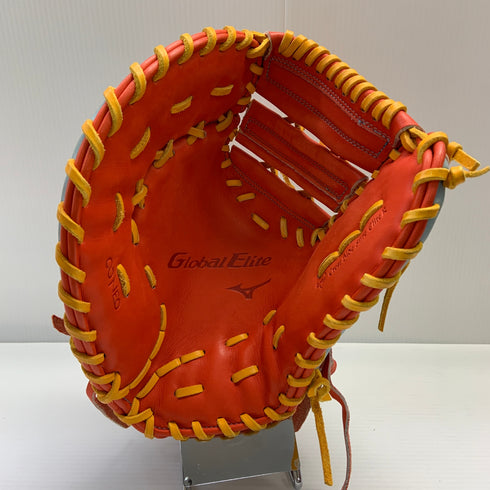 ミズノ MIZUNO グローバルエリート Global Elite 1AJFR28300 軟式 大人 一般 ファーストミット 一塁手 グローブ グラブ 左投げ 中古品 野球 1286