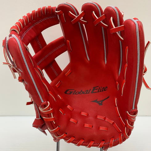 ミズノ MIZUNO グローバルエリート 中学硬式 部活 クラブチーム 内野手用 グローブ グラブ 右投げ 1AJGL25003 タグ付き グローブ袋付き 野球 6671