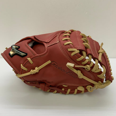 ミズノ MIZUNO グローバルエリート Global Elite 1AJCR34310 軟式 大人 一般 キャッチャーミット 捕手 グローブ グラブ 右投げ 中古品 野球 9007