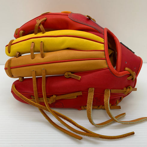 ジュンケイグラブ オーダー 軟式 大人 一般 内野手用 グローブ グラブ 右投げ JG-103AR 中古品 グローブ袋付き 野球 6257