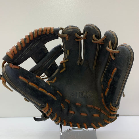 アトムズ ATOMS 硬式 大人 一般 内野手用 グローブ グラブ 右投げ 中古品 野球 8123
