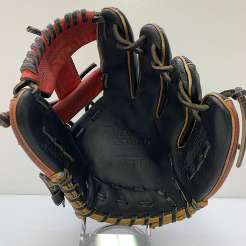 ゼット ZETT ネオステイタス BRGB31840 軟式 大人 一般 内野手用 グローブ グラブ 右投げ 中古品 野球 8915