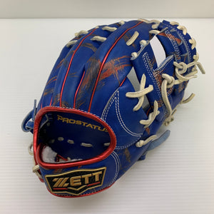 ゼット ZETT プロステイタス PROSTATUS BRGB32556A 軟式 大人 一般 内野手用 グローブ グラブ 右投げ 中古品 野球 9301