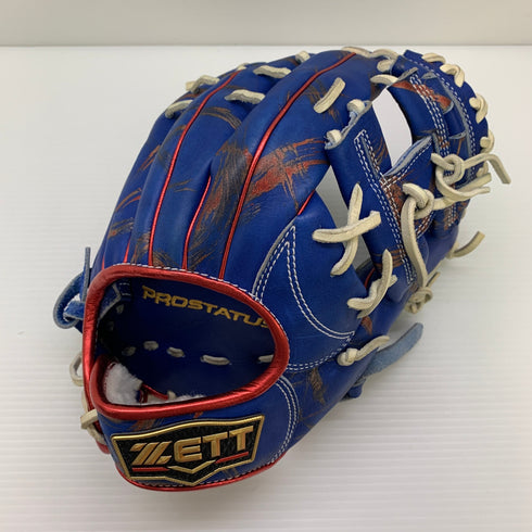 ゼット ZETT プロステイタス PROSTATUS BRGB32556A 軟式 大人 一般 内野手用 グローブ グラブ 右投げ 中古品 野球 9301