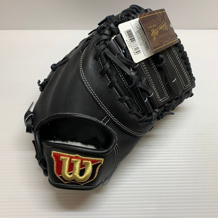 ウィルソン 硬式用ファーストミット 7L型 WTAHT7LZ ブラック ウィルソン Wilson ウィルソンスタッフ 硬式 ファーストミット