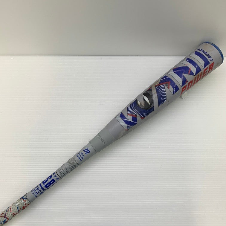 中古品 マルーチ marucci ワニクラッシャーパワー FRP製 軟式バット